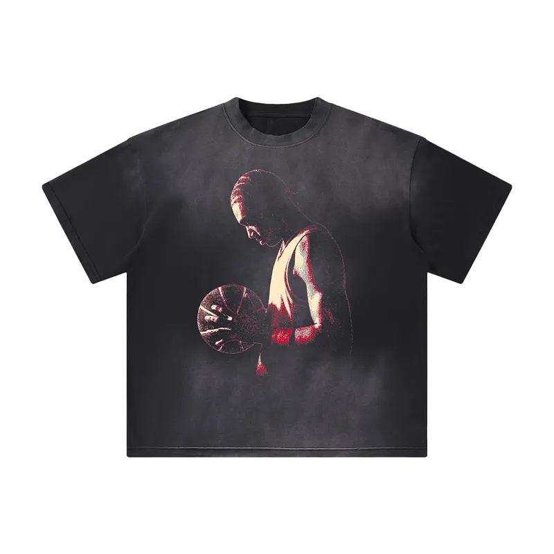 Mercy Miller Show No Mercy Oversized Sunfade T-shirt